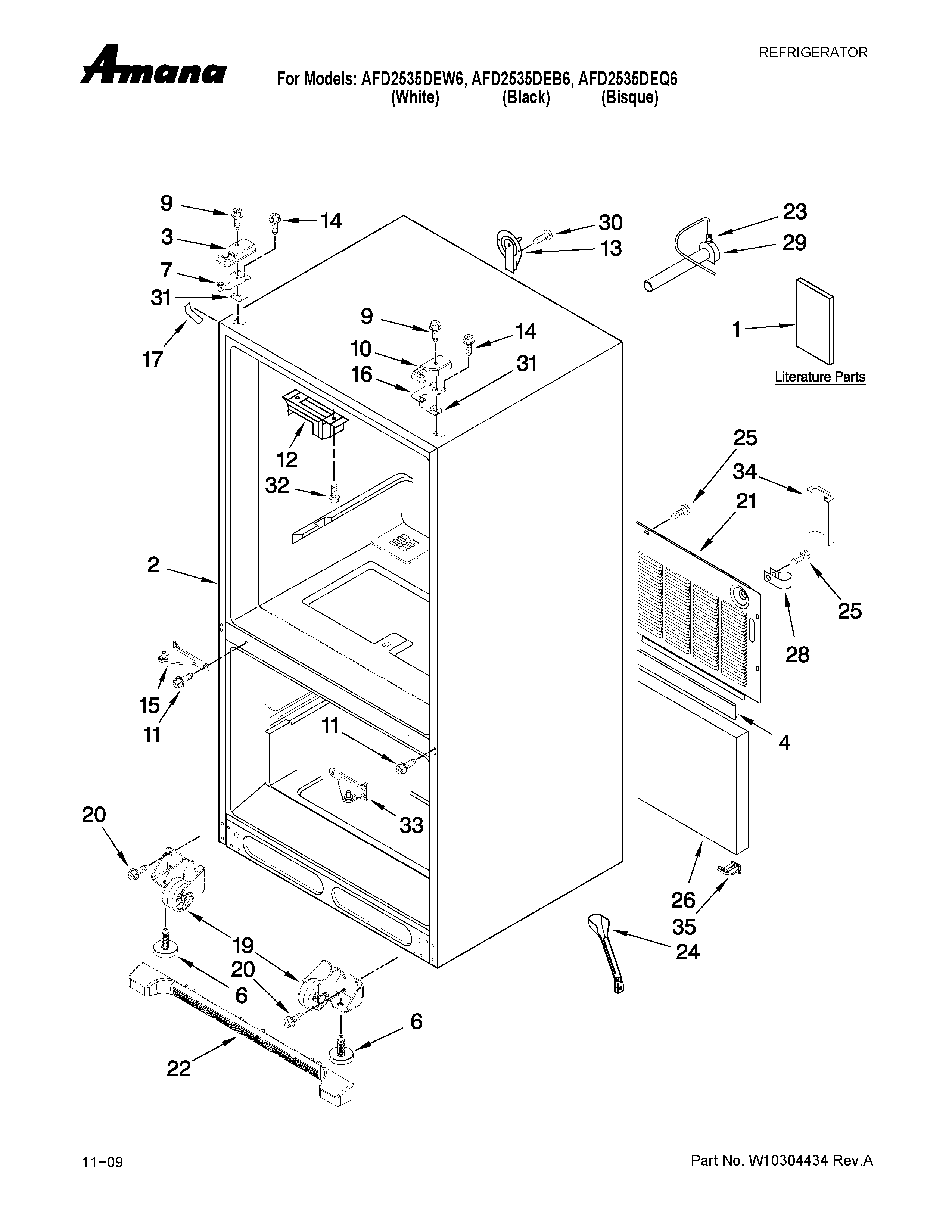 Cabinet parts
