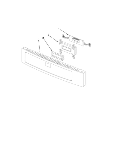 Microwave control panel parts