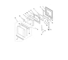 Ikea IBD550PWS00 oven door parts diagram
