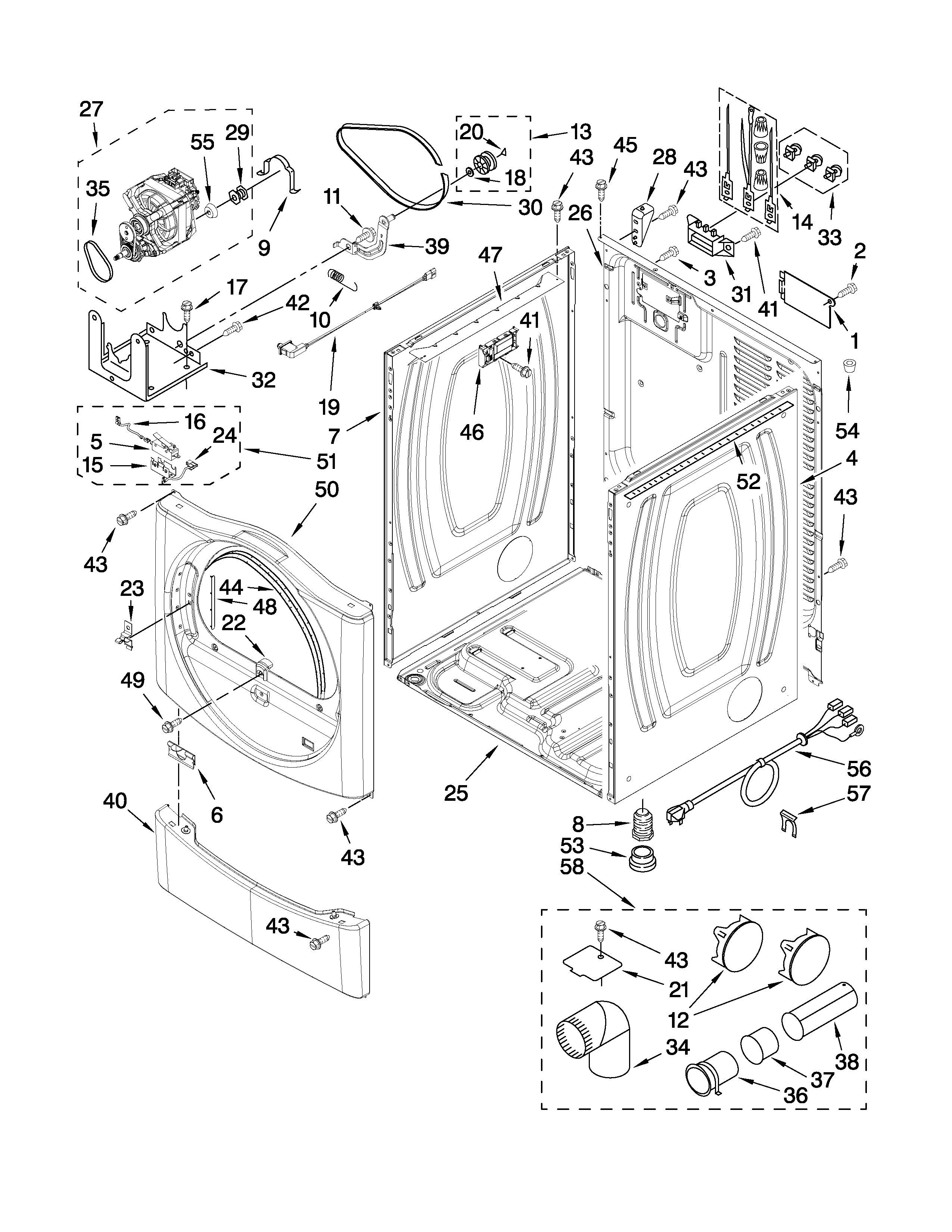 Cabinet parts