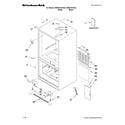 KitchenAid KBRS19KTBL3 cabinet parts diagram