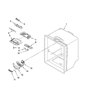 Refrigerator liner parts