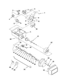 Motor and ice container parts