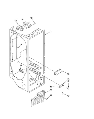 Refrigerator liner parts