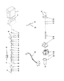 Motor and ice container parts
