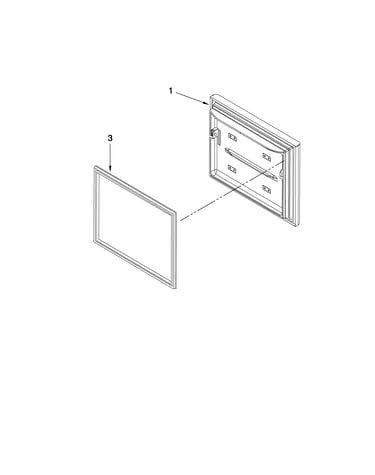 Freezer door parts