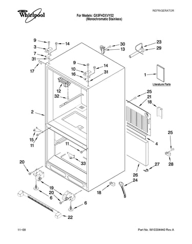 Cabinet parts