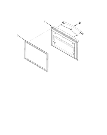 Freezer door parts