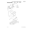 KitchenAid KUDS50FVWH3 door and panel parts diagram