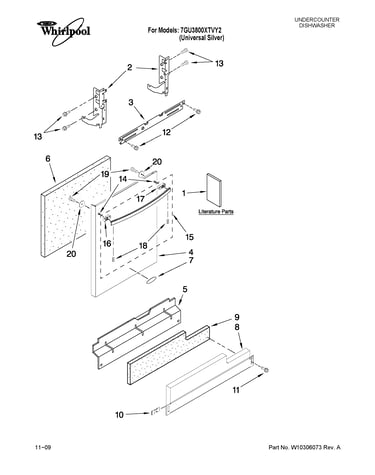 Door and panel parts