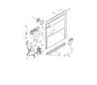 Whirlpool 7GU3800XTVY2 door and latch parts diagram