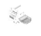 Whirlpool 7GU3800XTVY2 lower rack parts diagram