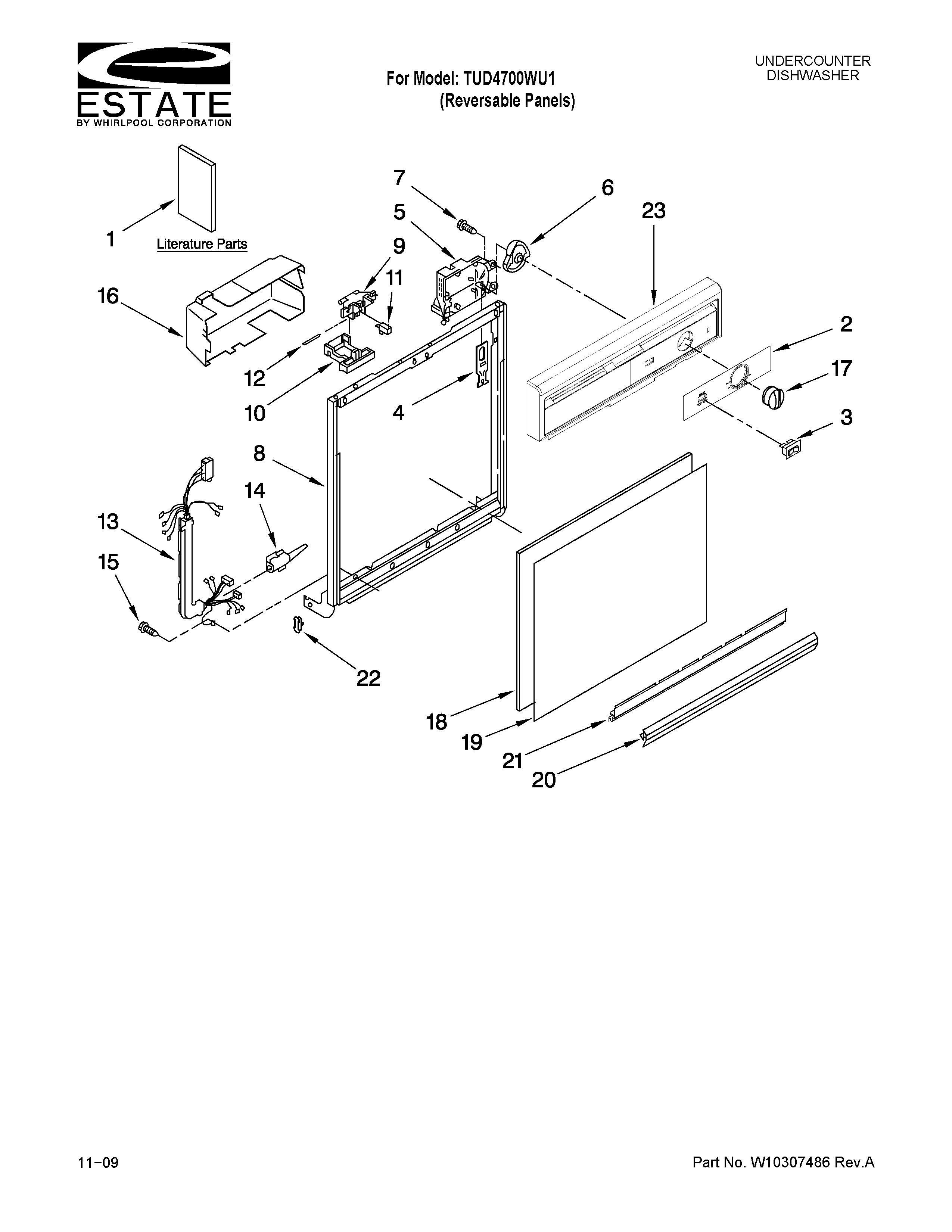 FRAME AND CONSOLE PARTS