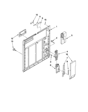 Inner door parts