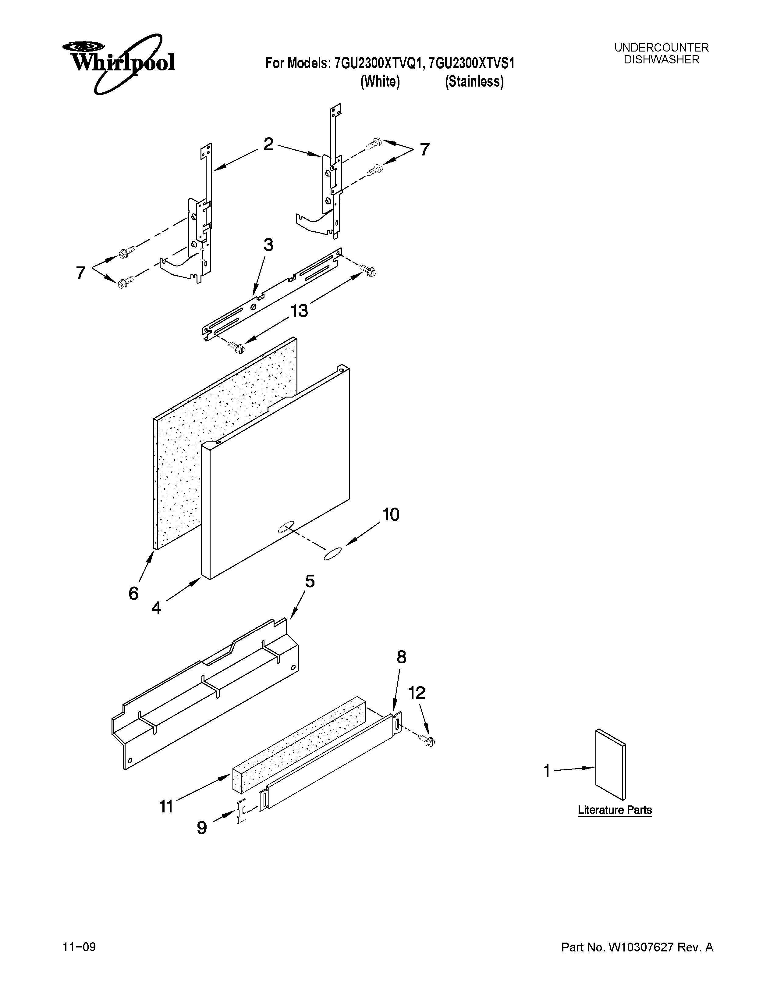 Door and panel parts