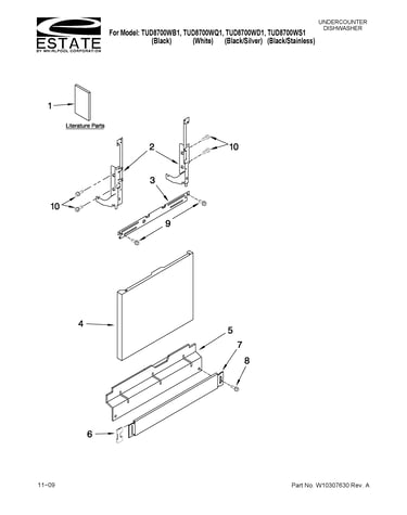 Door and panel parts