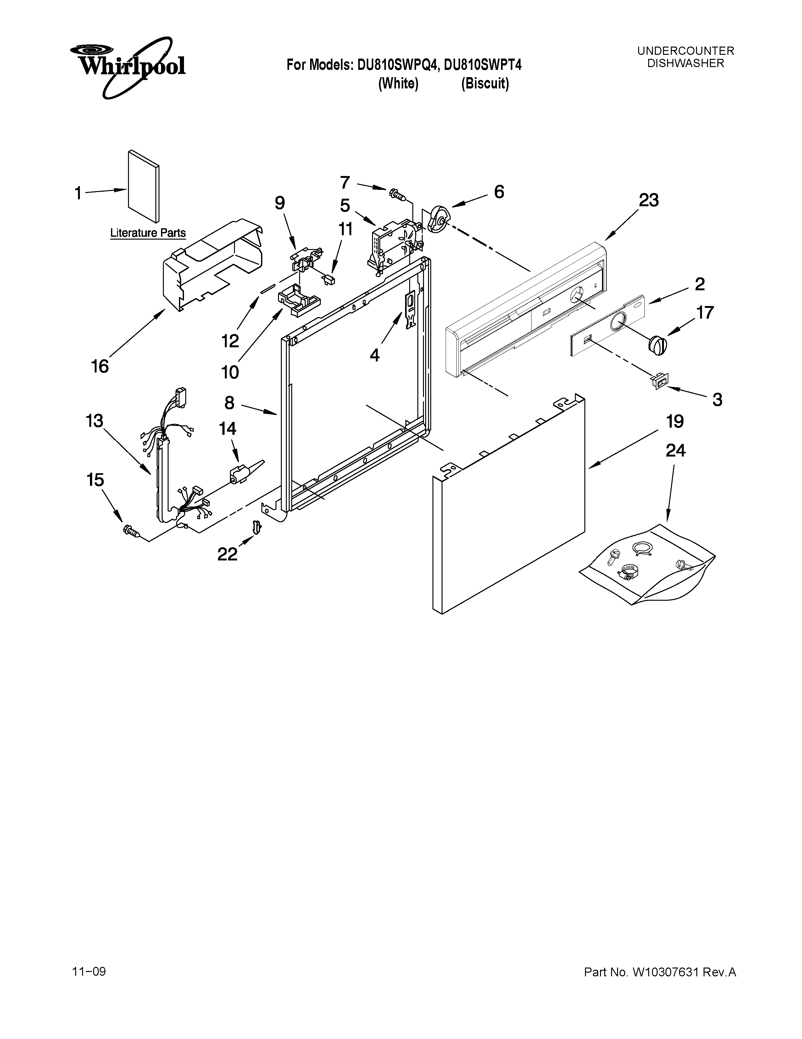 FRAME AND CONSOLE PARTS