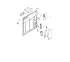 Whirlpool DU810SWPT4 inner door parts diagram