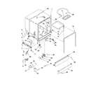 Whirlpool DU810SWPT4 tub assembly parts diagram