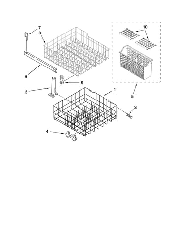 Dishrack parts