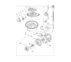 KitchenAid KUDS50SVWH3 pump and motor parts diagram