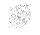 Maytag MEDB850WR0 cabinet parts diagram