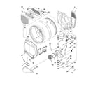 Maytag MGDE300VW3 bulkhead parts diagram