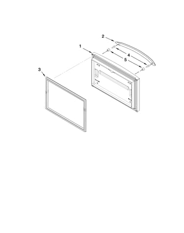Freezer door parts