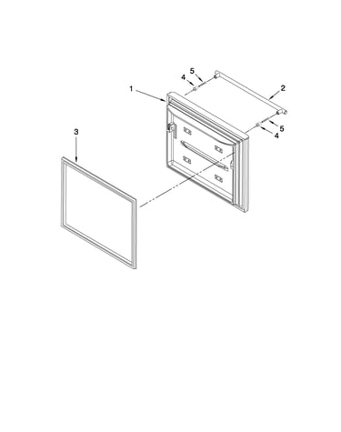 Freezer door parts