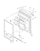 Refrigerator door parts