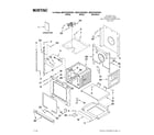 Maytag MEW7530WDW01 oven parts diagram