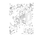 Whirlpool YWED9400VE1 cabinet parts diagram