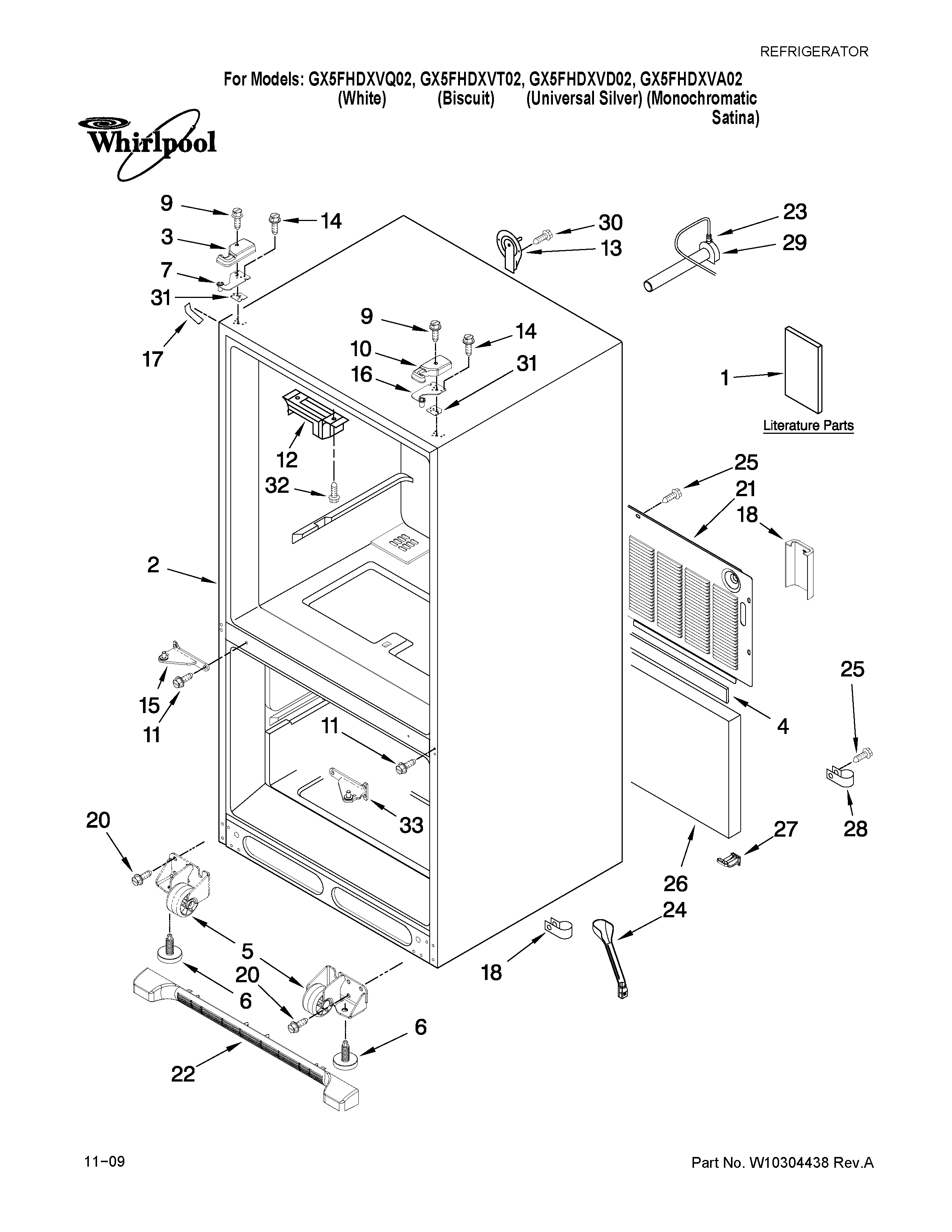 Cabinet parts
