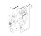 Whirlpool GX5FHDXVQ02 icemaker parts diagram