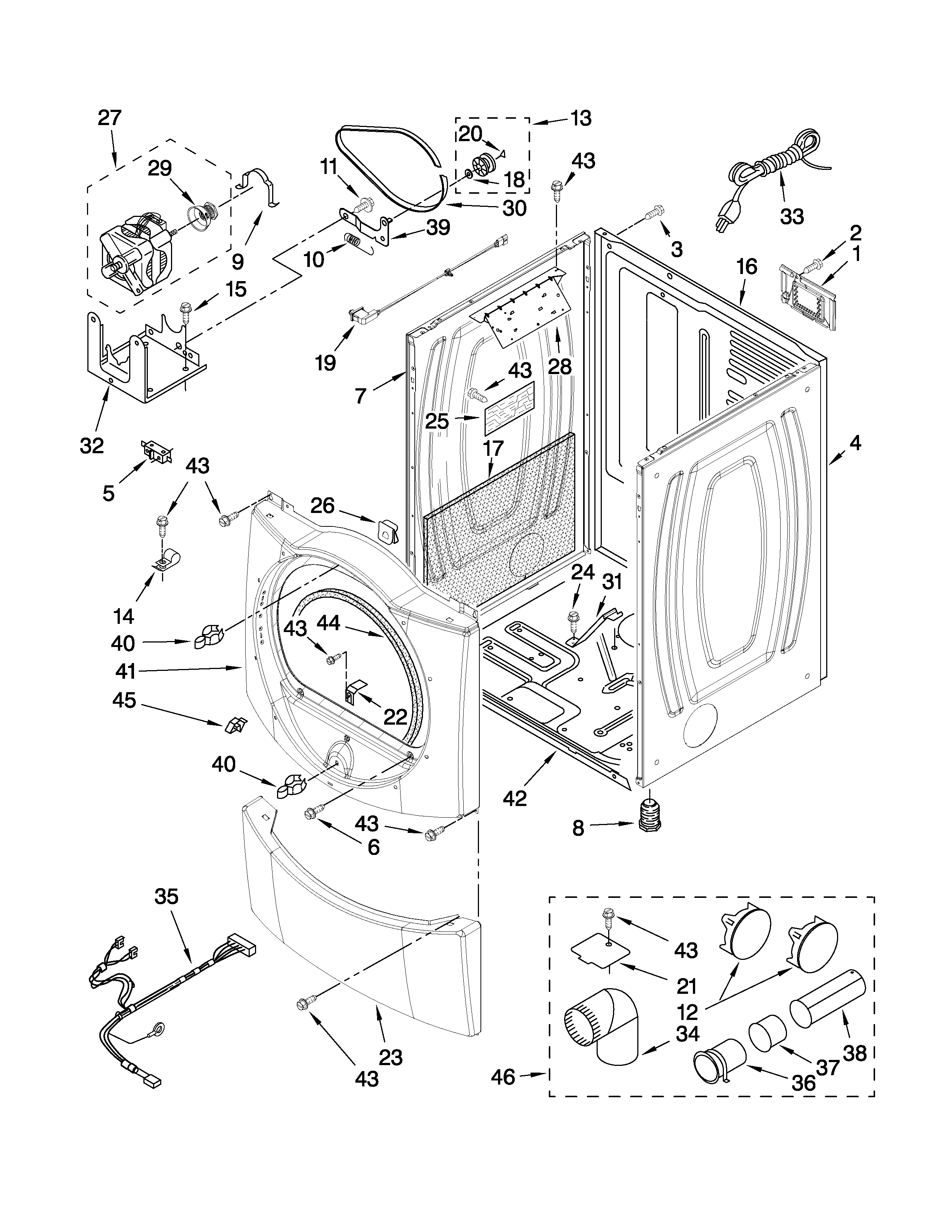 Cabinet parts