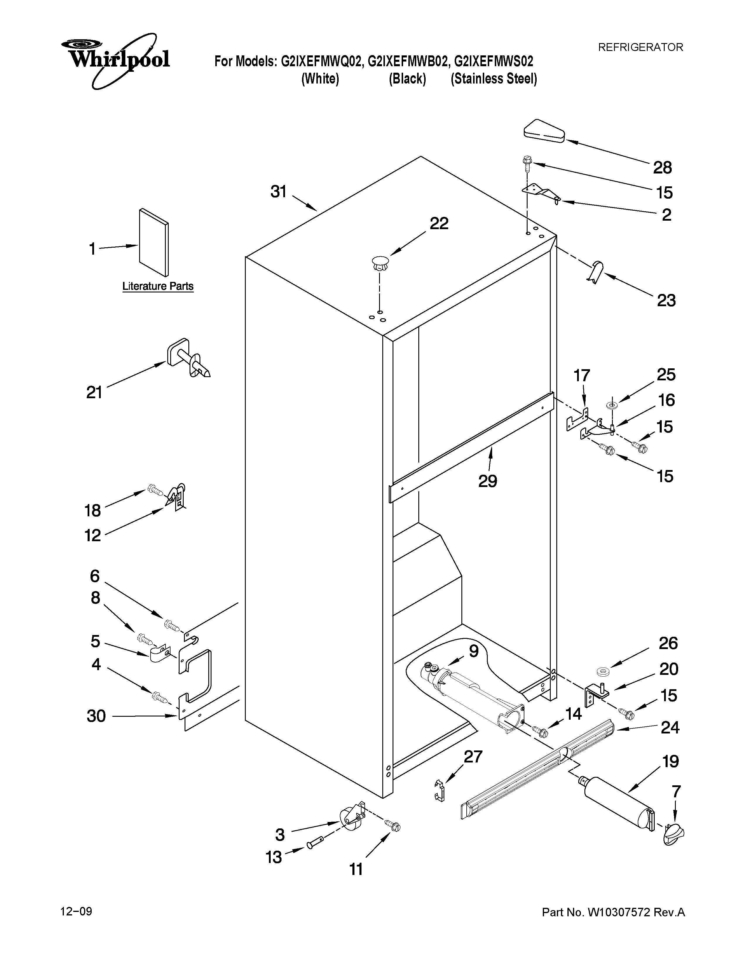 CABINET PARTS