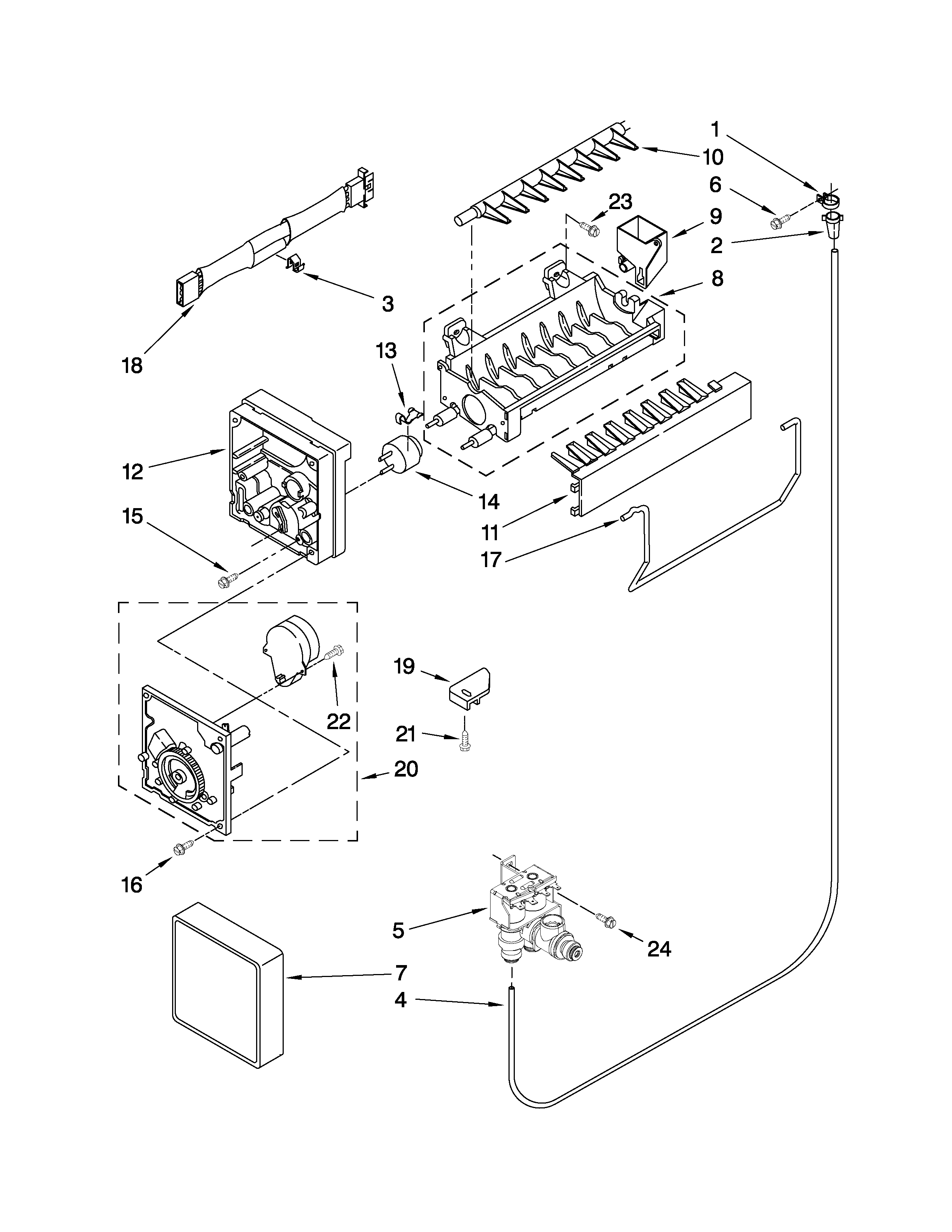 Icemaker parts