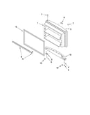 Freezer door parts