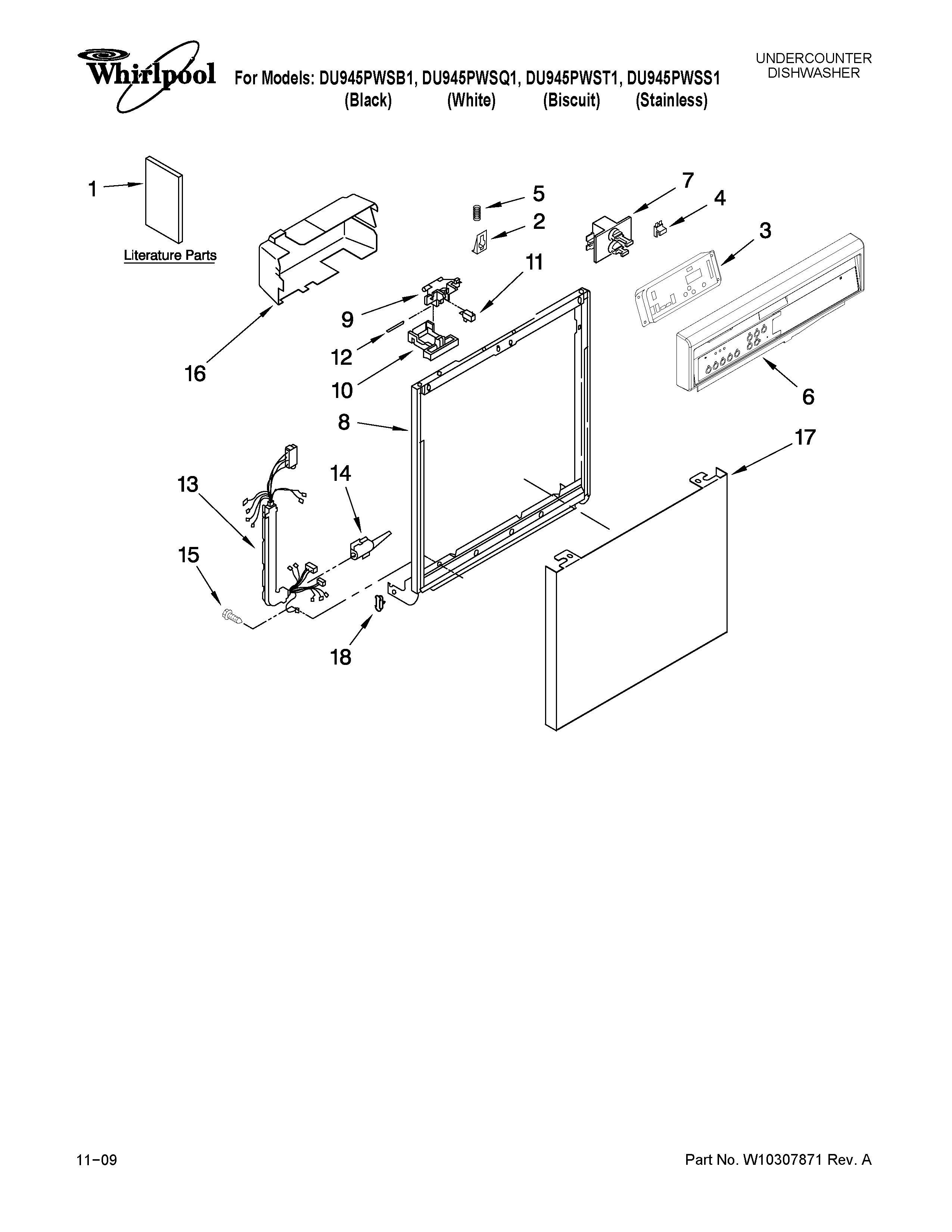 Frame and console parts