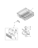 Lower dishrack parts