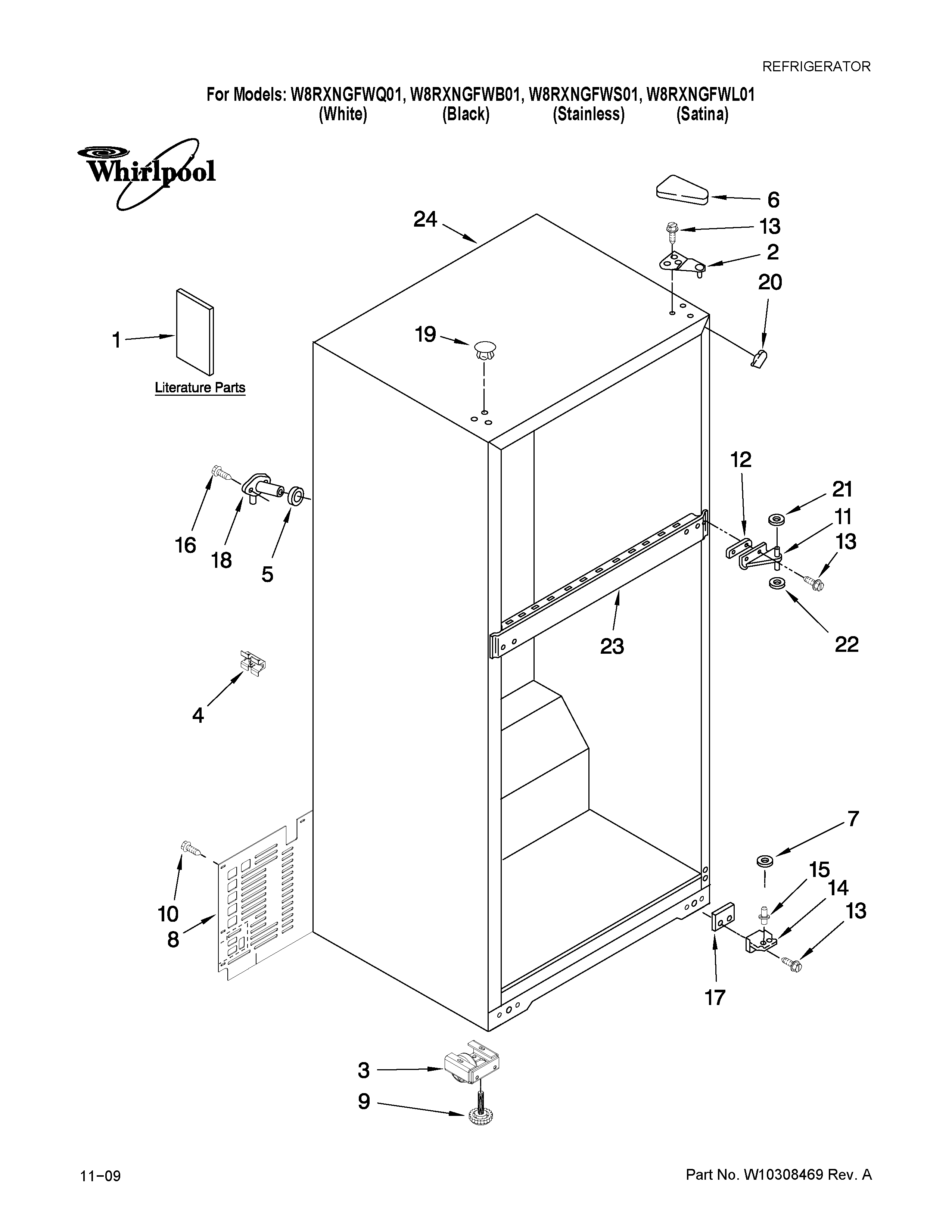 Cabinet parts