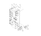 Maytag MSD2574VEW00 refrigerator liner parts diagram