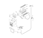 Maytag MSD2574VEM00 icemaker parts diagram