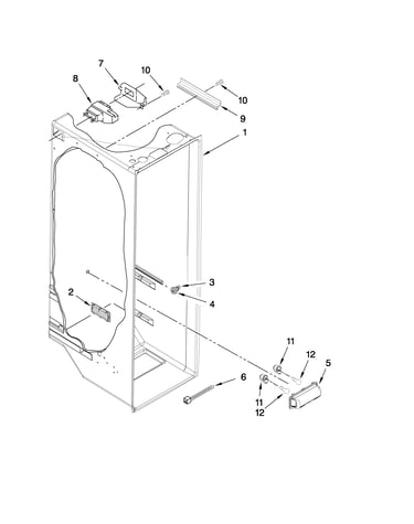 Refrigerator liner parts