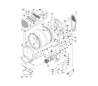 Maytag MGDE500WJ1 bulkhead parts diagram