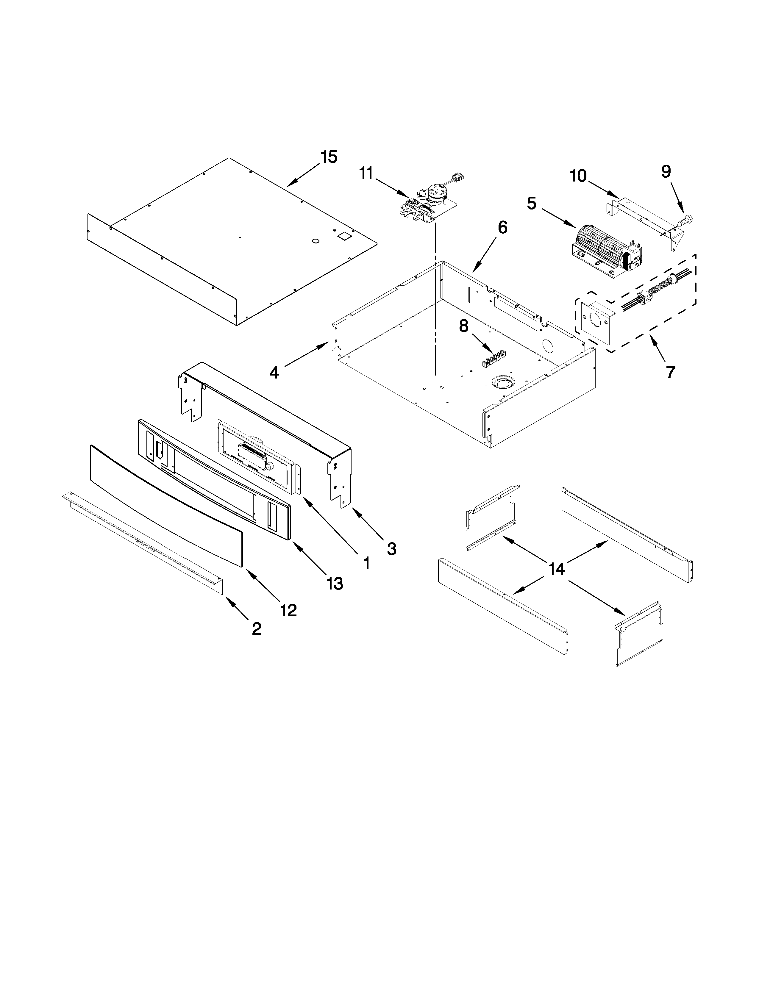 Control panel parts