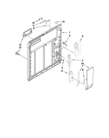 Inner door parts