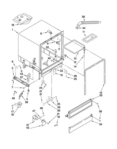 Tub assembly parts