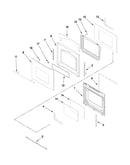 Oven door parts