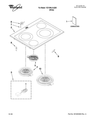 Cooktop parts